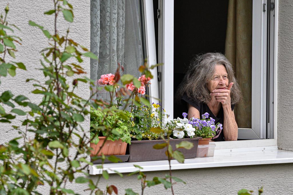 Kultura pod okny v Suvorovově ulici (foto: M. Pecuch, 26.5.2020)