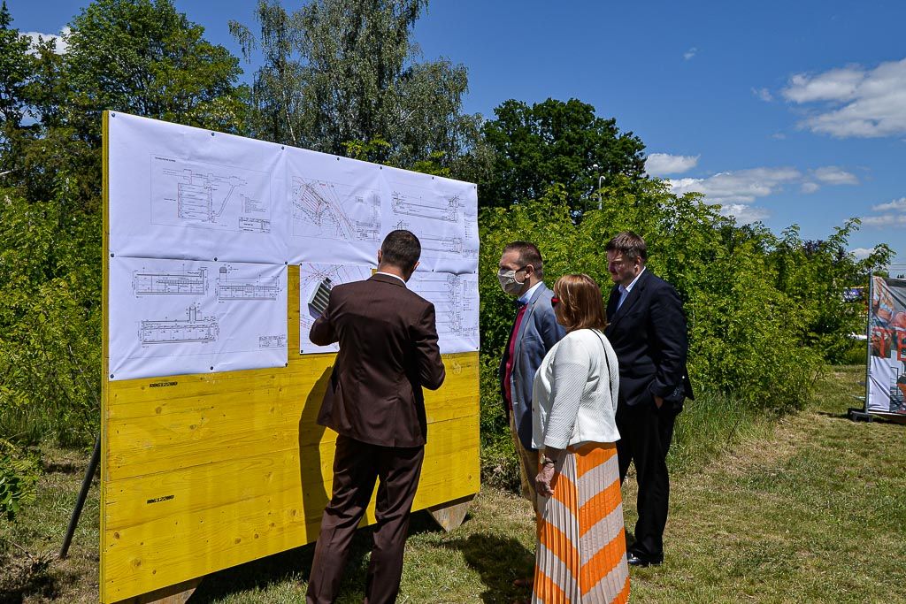 Zahájení stavby Retenční nádrž Vinice (foto: M. Pecuch, 1.6.2020)