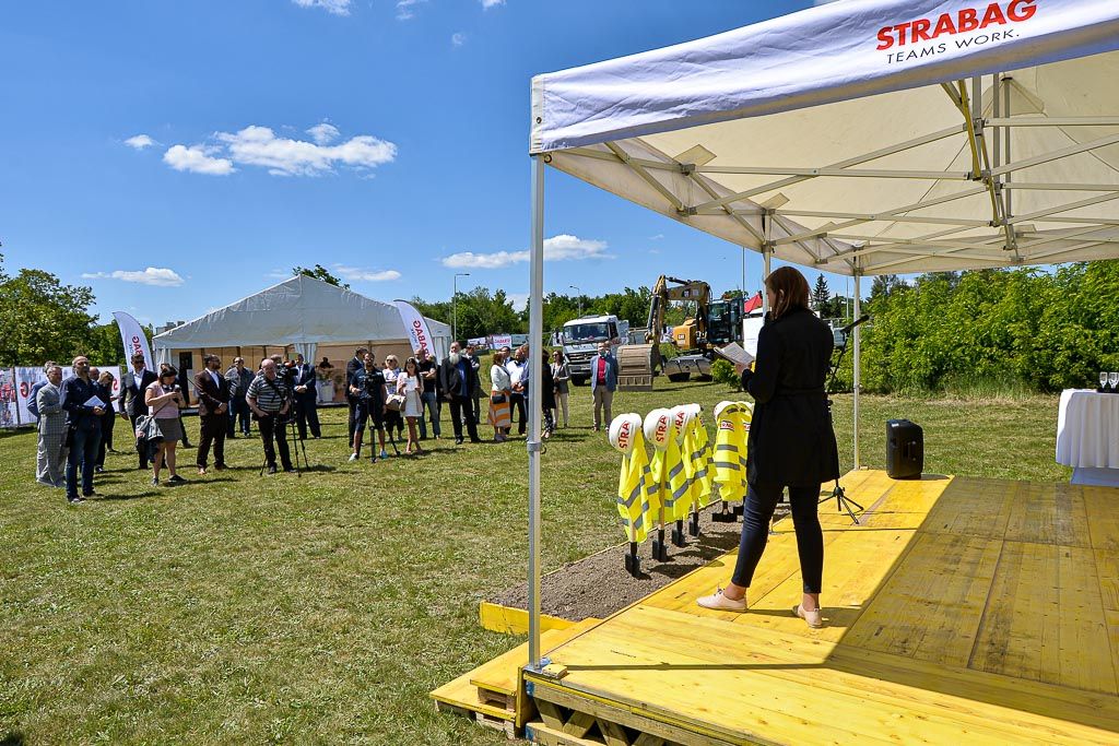 Zahájení stavby Retenční nádrž Vinice (foto: M. Pecuch, 1.6.2020)