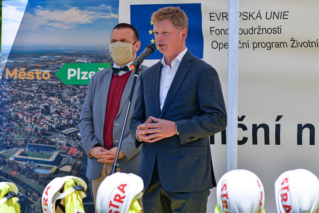 Zahájení stavby Retenční nádrž Vinice (foto: M. Pecuch, 1.6.2020)