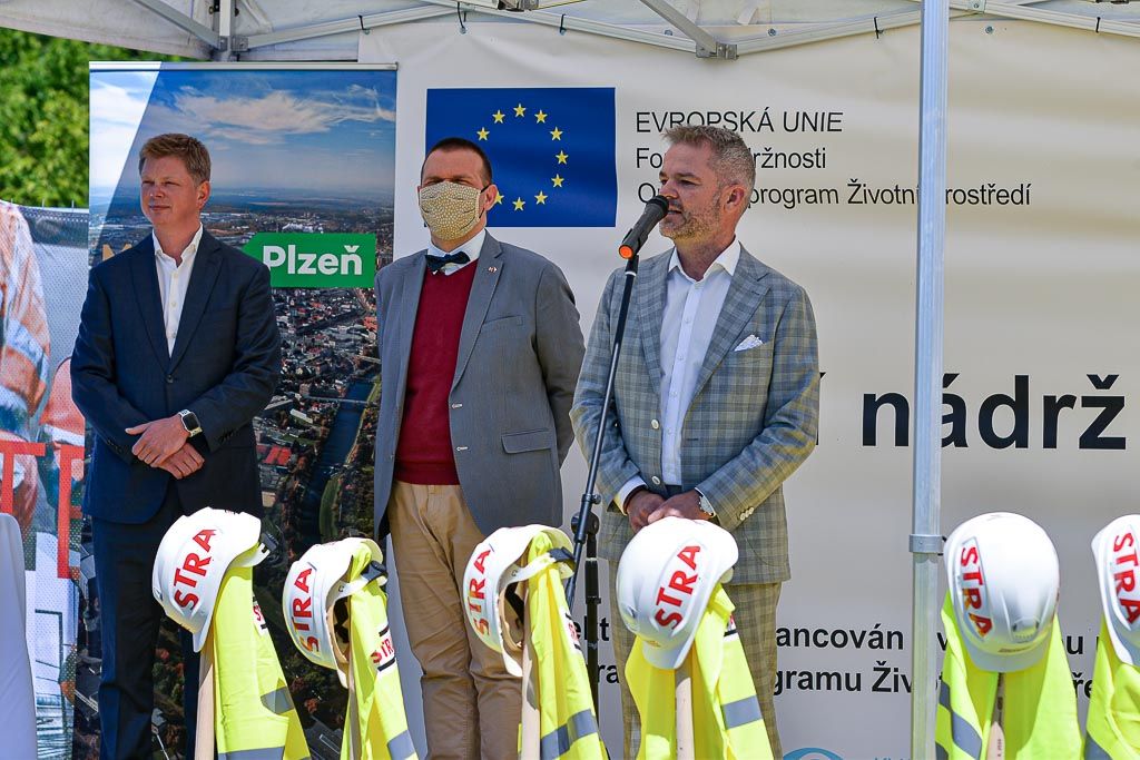 Zahájení stavby Retenční nádrž Vinice (foto: M. Pecuch, 1.6.2020)