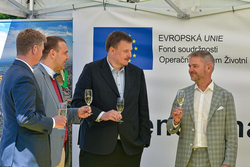 Zahájení stavby Retenční nádrž Vinice (foto: M. Pecuch, 1.6.2020)