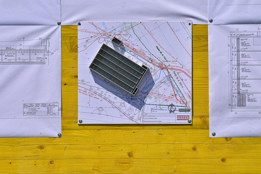 Zahájení stavby Retenční nádrž Vinice (foto: M. Pecuch, 1.6.2020)