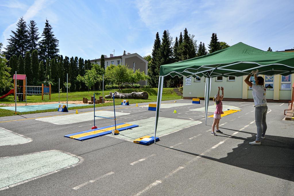 Sportovní hry v Mateřské škole Křimice (foto: M. Pecuch, 3.6.2020)