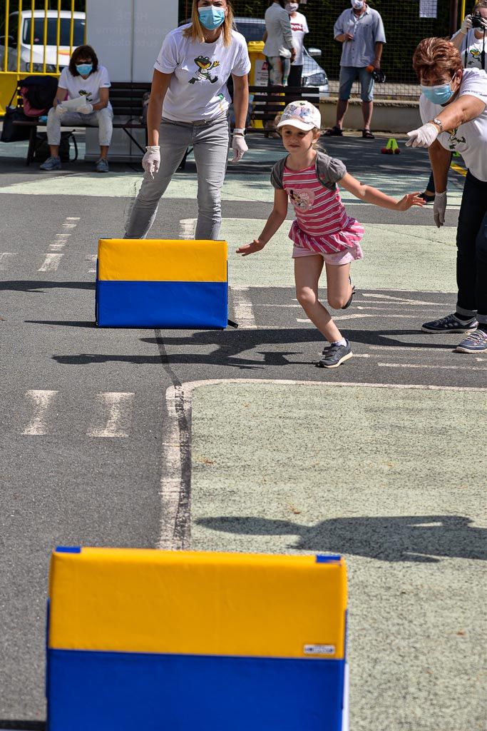 Sportovní hry v Mateřské škole Křimice (foto: M. Pecuch, 3.6.2020)