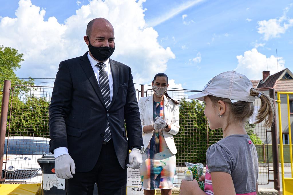 Sportovní hry v Mateřské škole Křimice (foto: M. Pecuch, 3.6.2020)