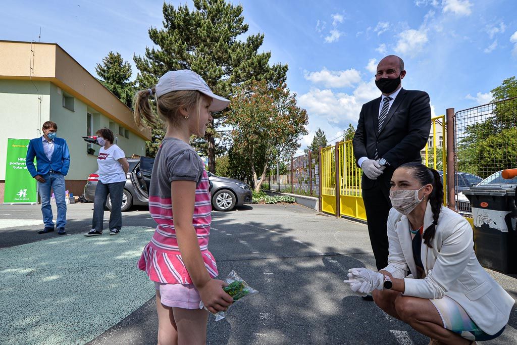 Sportovní hry v Mateřské škole Křimice (foto: M. Pecuch, 3.6.2020)