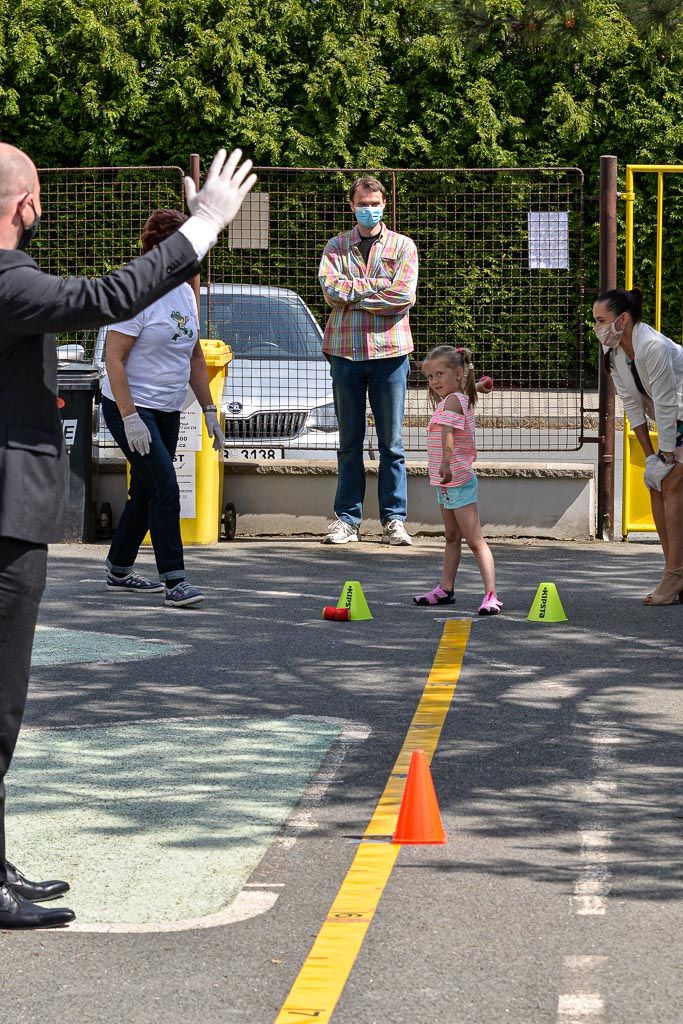 Sportovní hry v Mateřské škole Křimice (foto: M. Pecuch, 3.6.2020)