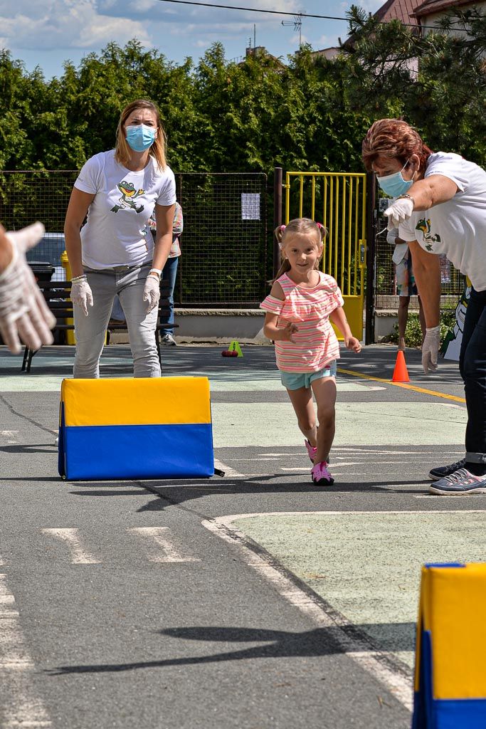 Sportovní hry v Mateřské škole Křimice (foto: M. Pecuch, 3.6.2020)