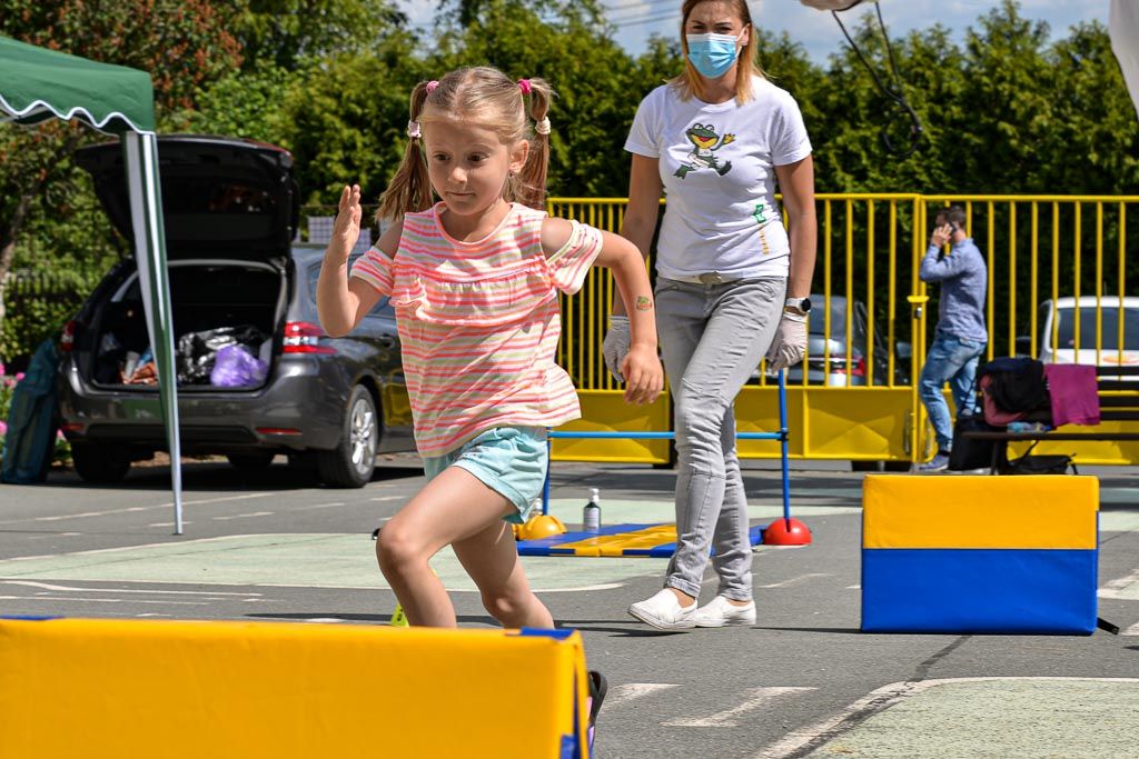 Sportovní hry v Mateřské škole Křimice