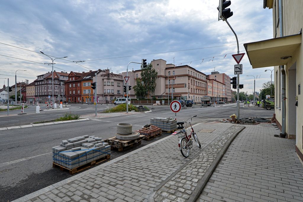 Křižovatka ulic Kaplířova – Klatovská – U Borského parku