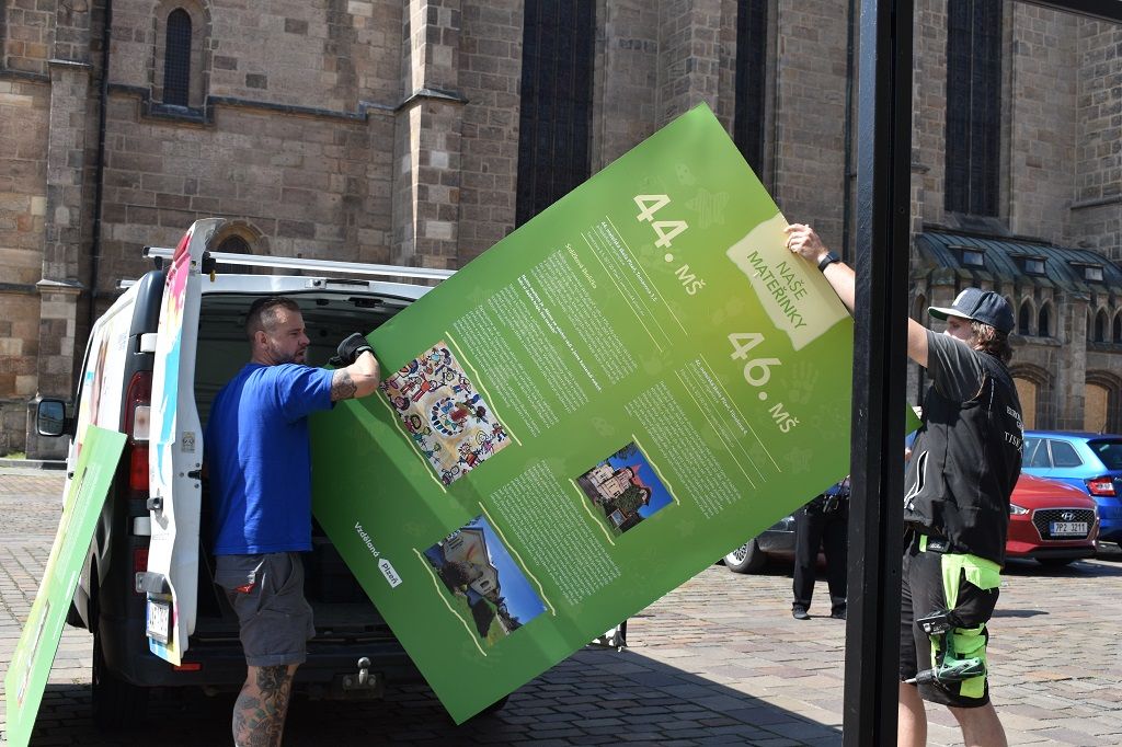 Výstava Naše mateřinky (foto: H. Josefová, 8.6.2020)