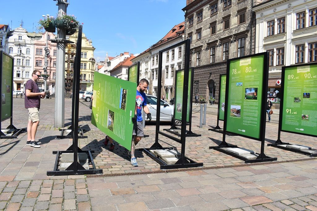 Výstava Naše mateřinky (foto: H. Josefová, 8.6.2020)