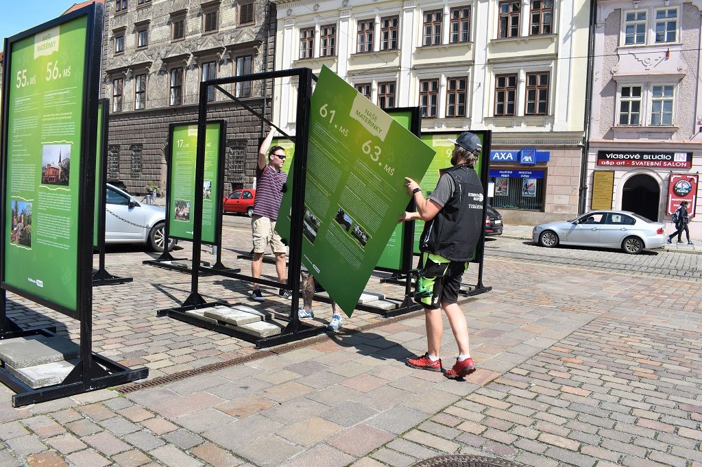 Výstava Naše mateřinky (foto: H. Josefová, 8.6.2020)