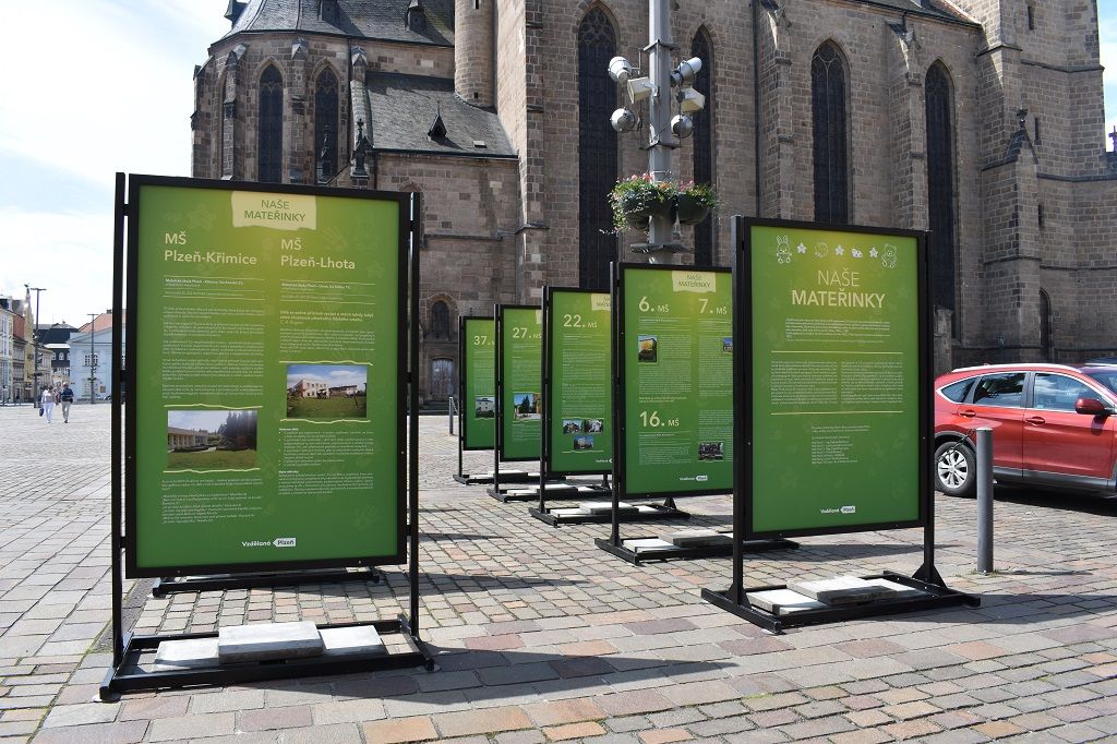 Výstava Naše mateřinky (foto: H. Josefová, 8.6.2020)