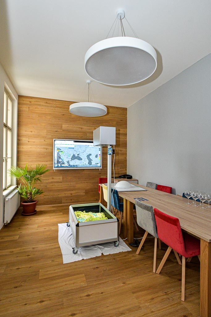 Nový sdílený prostor pro mladé firmy z oblasti virtuální reality v rámci BIC Plzeň (foto: M. Pecuch, 10.6.2020)