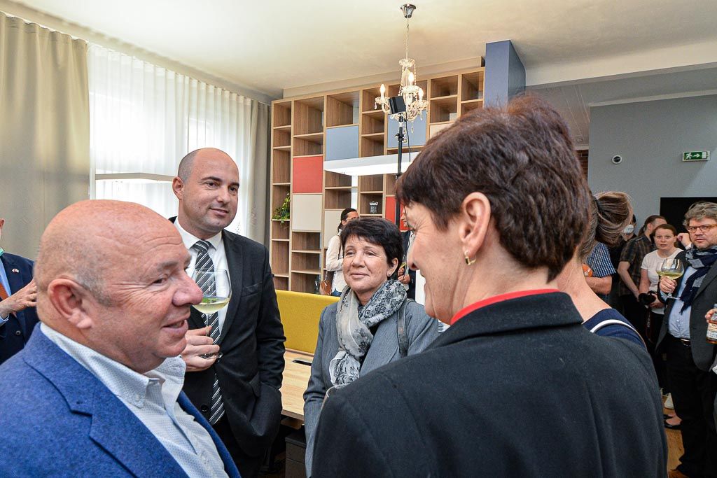 Nový sdílený prostor pro mladé firmy z oblasti virtuální reality v rámci BIC Plzeň (foto: M. Pecuch, 10.6.2020)