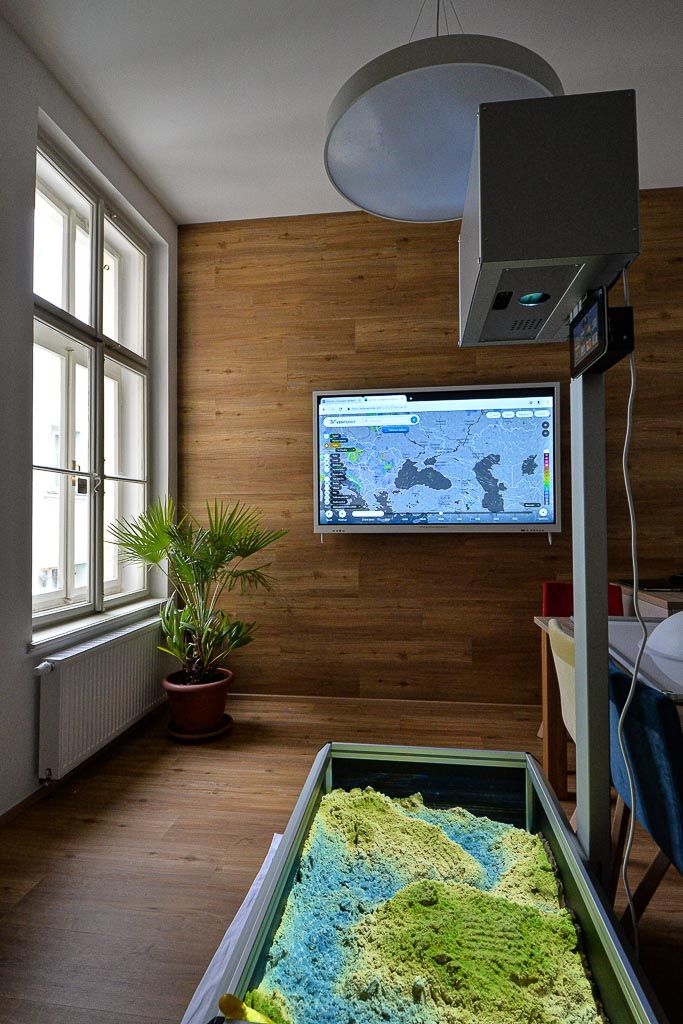 Nový sdílený prostor pro mladé firmy z oblasti virtuální reality v rámci BIC Plzeň (foto: M. Pecuch, 10.6.2020)