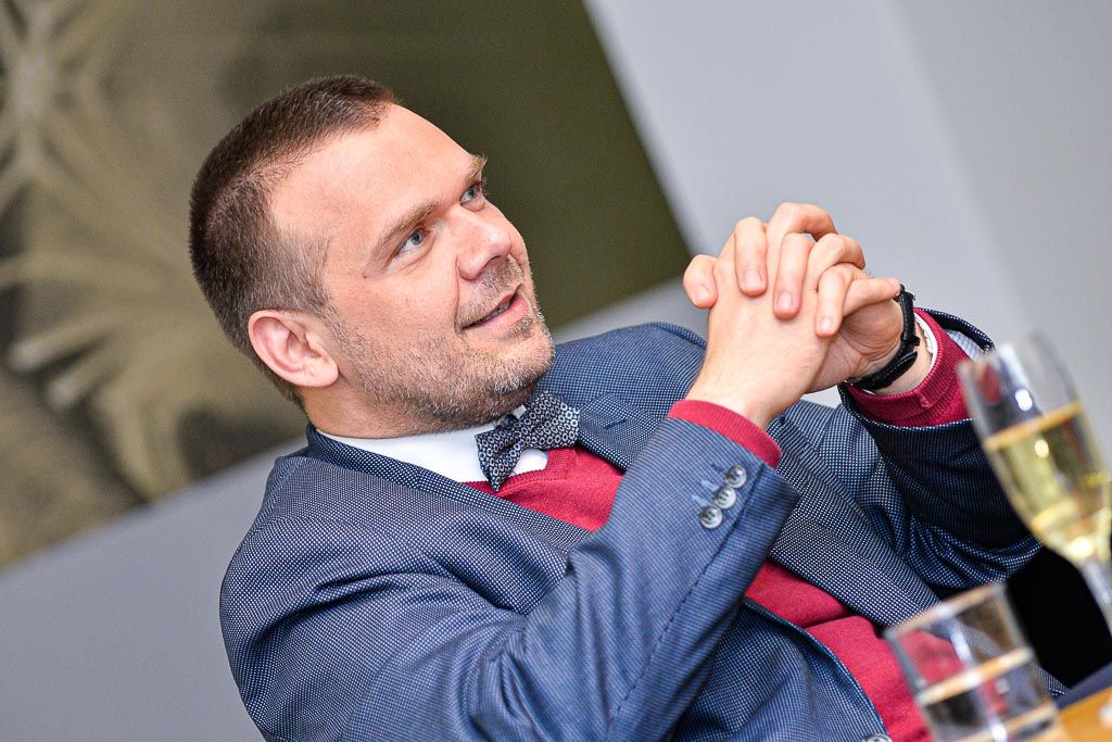 Přijetí jubilanta Richarda Smoly na plzeňské radnici (foto: M. Pecuch, 10.6.2020)