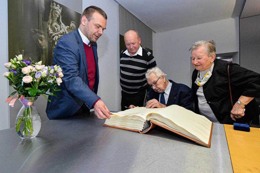 Přijetí jubilanta Richarda Smoly na plzeňské radnici (foto: M. Pecuch, 10.6.2020)