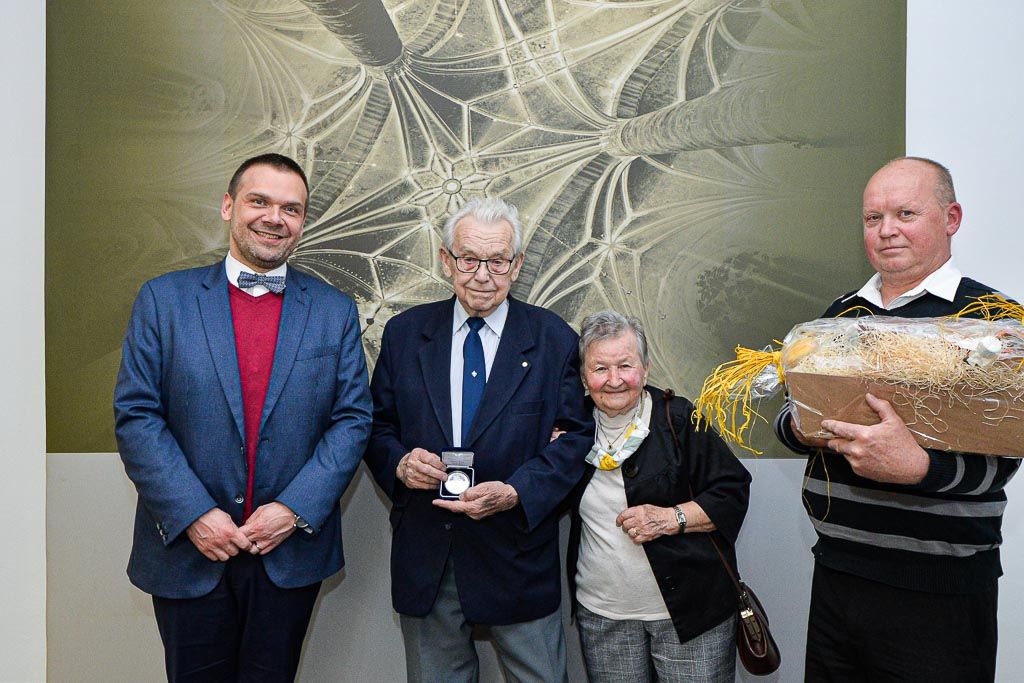 Přijetí jubilanta Richarda Smoly na plzeňské radnici (foto: M. Pecuch, 10.6.2020)