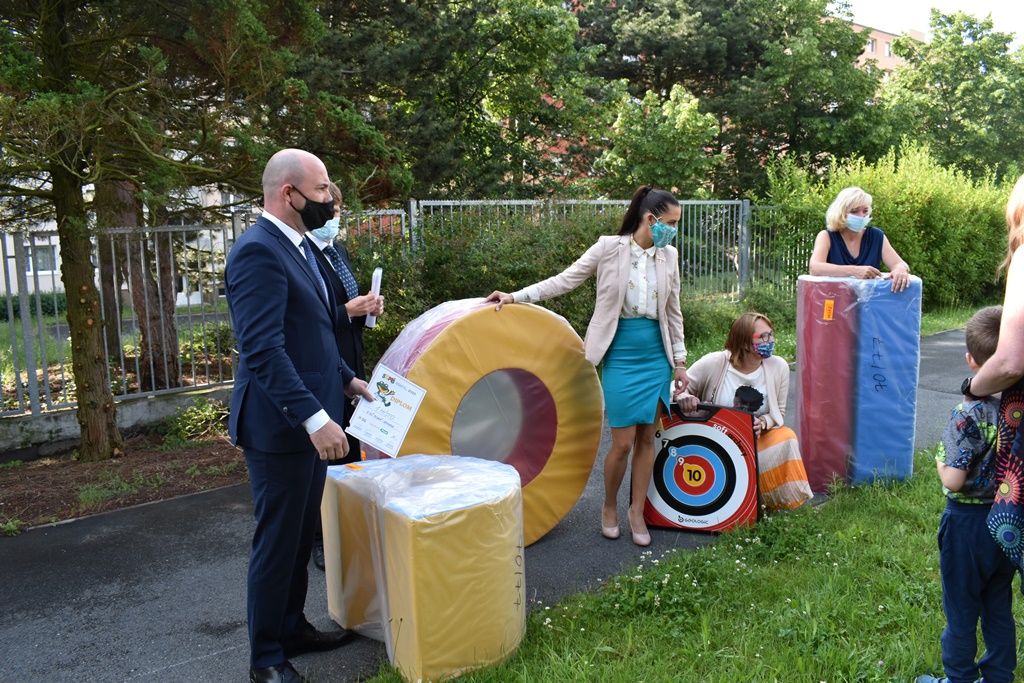 Sportovní hry mateřských škol - 7. MŠ (foto: 15.6.2020, A. Jarošová)