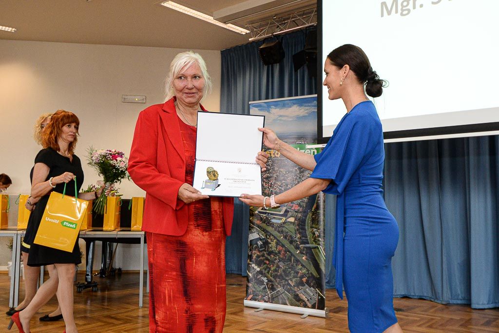 Plzeň ocenila učitele a zaměstnance plzeňských škol (foto: M. Pecuch, 16.6.2020)