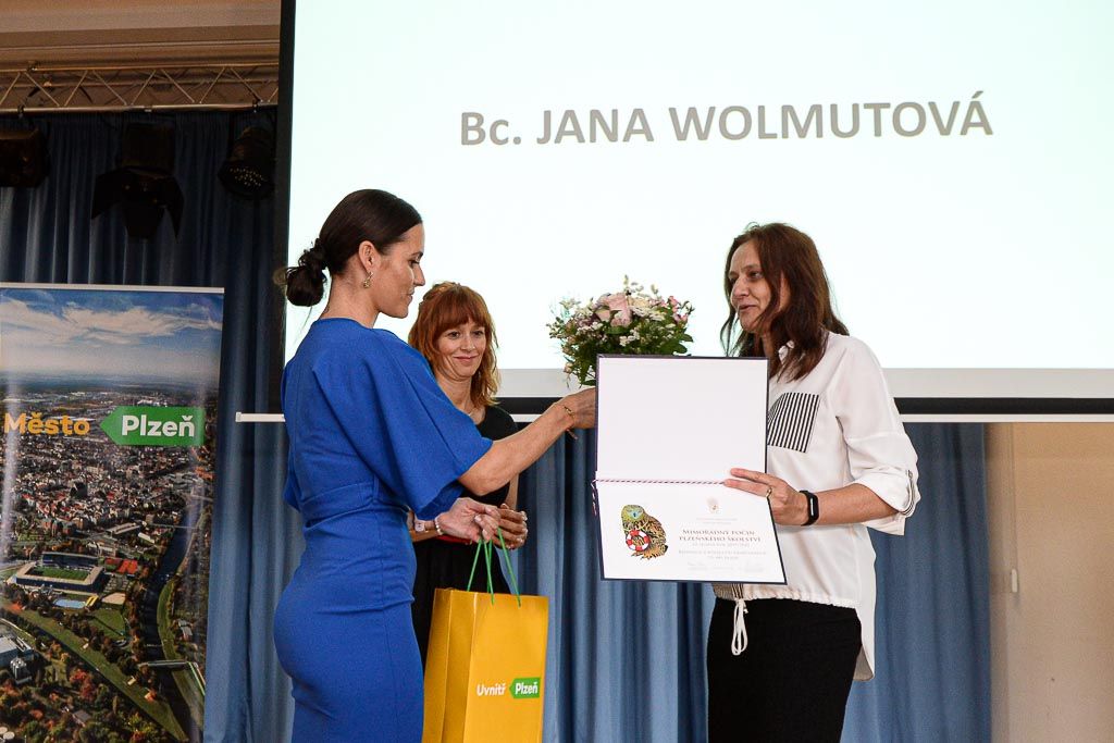 Plzeň ocenila učitele a zaměstnance plzeňských škol (foto: M. Pecuch, 16.6.2020)
