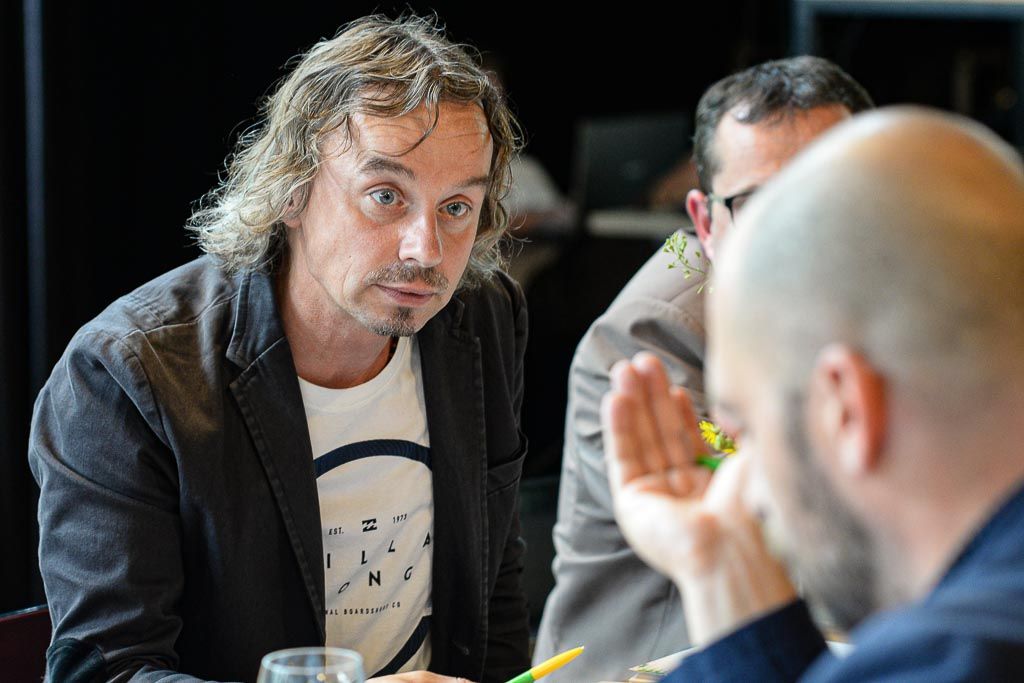 Kulaté stoly ITI ke Strategii Plzeňské aglomerace 2021+ (foto: M. Pecuch, 18.6.2020)