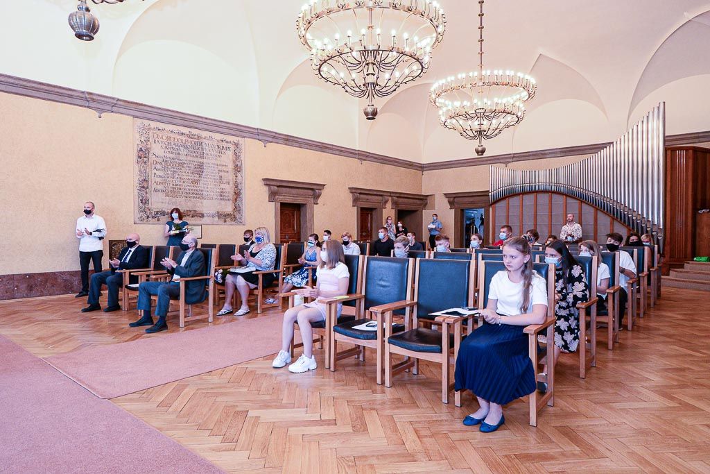 Nejlepší mladí sportovci za rok 2019 (foto: M. Pecuch, 24.6.2020)