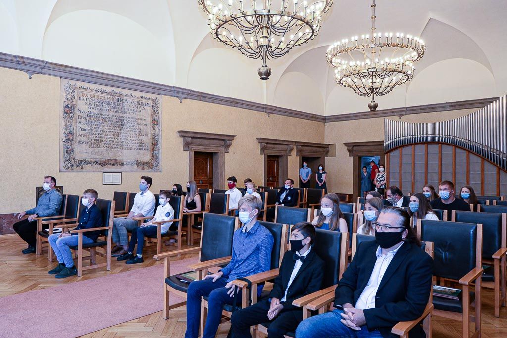 Nejlepší mladí sportovci za rok 2019 (foto: M. Pecuch, 24.6.2020)