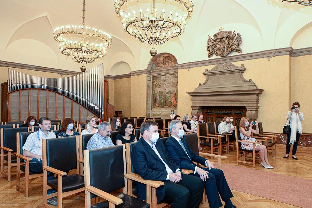 Udělení Ceny Jana Palacha (foto: M. Pecuch, 24.6.2020)