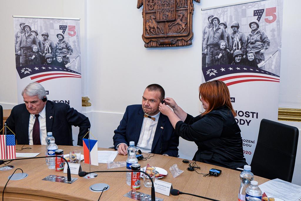 Čestné stipendium gen. George S. Pattona pro Martina Volfa (foto: M. Pecuch, 24.6.2020)