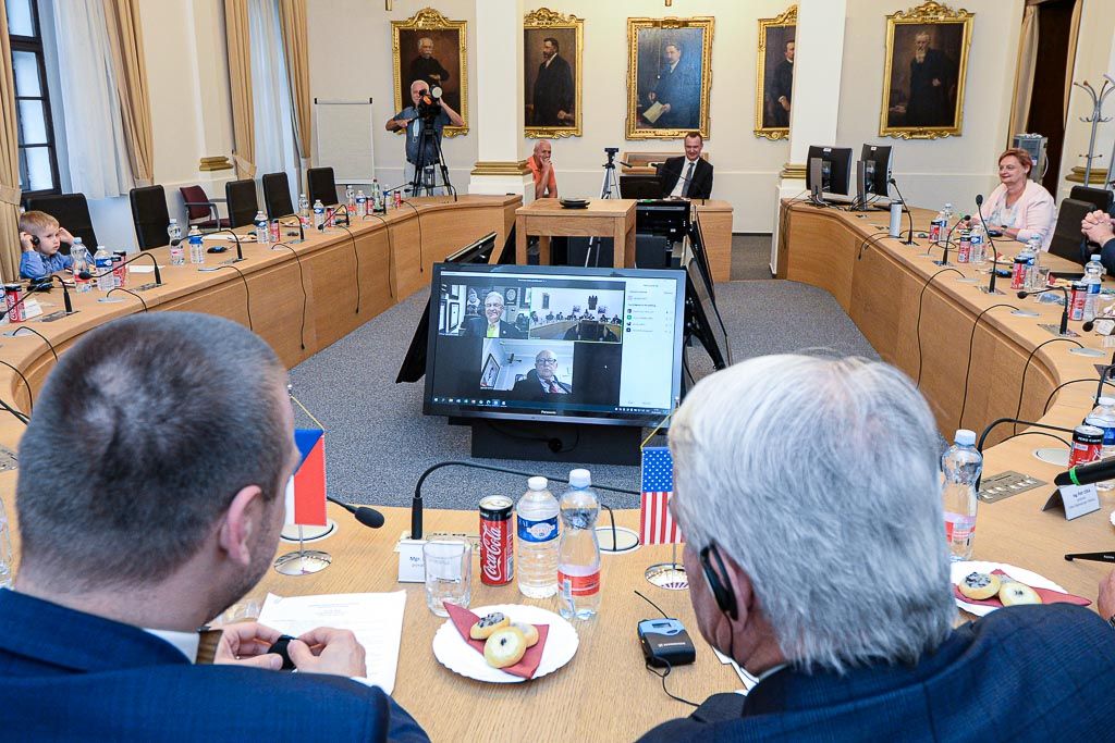 Čestné stipendium gen. George S. Pattona pro Martina Volfa (foto: M. Pecuch, 24.6.2020)