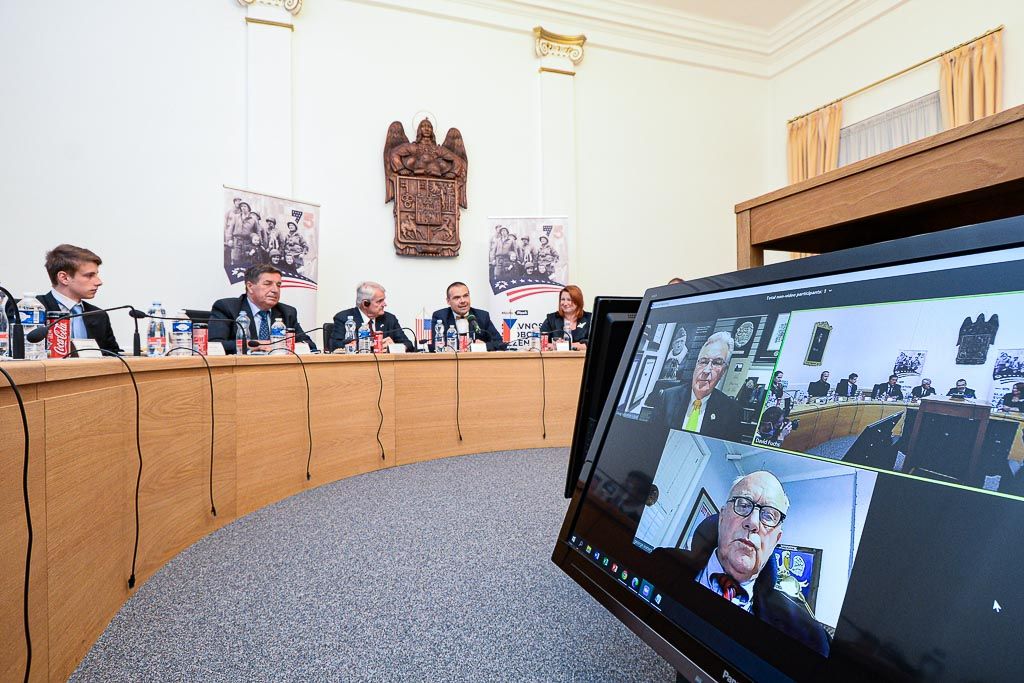 Čestné stipendium gen. George S. Pattona pro Martina Volfa (foto: M. Pecuch, 24.6.2020)