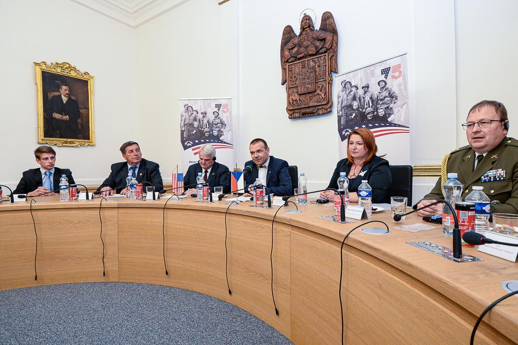 Čestné stipendium gen. George S. Pattona pro Martina Volfa (foto: M. Pecuch, 24.6.2020)