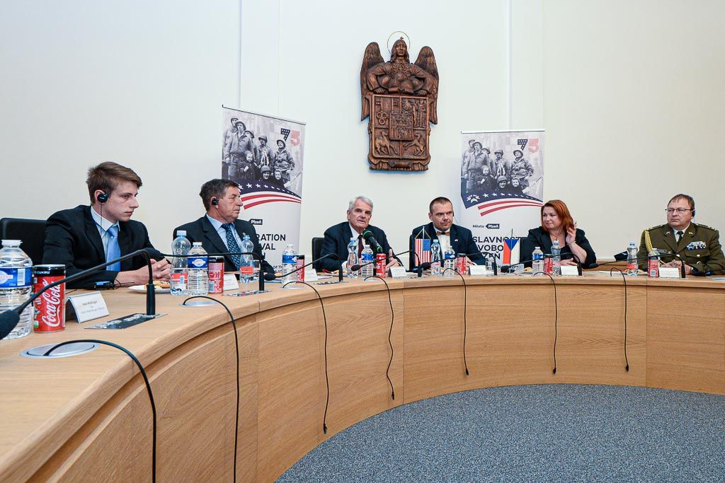 Čestné stipendium gen. George S. Pattona pro Martina Volfa (foto: M. Pecuch, 24.6.2020)