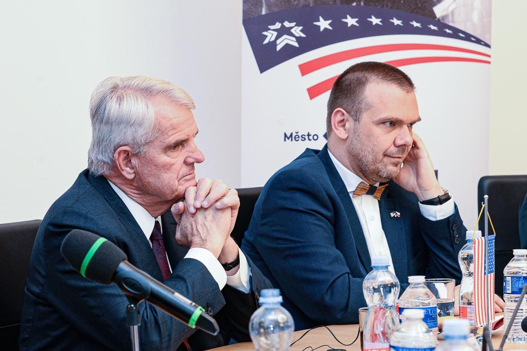 Čestné stipendium gen. George S. Pattona pro Martina Volfa (foto: M. Pecuch, 24.6.2020)