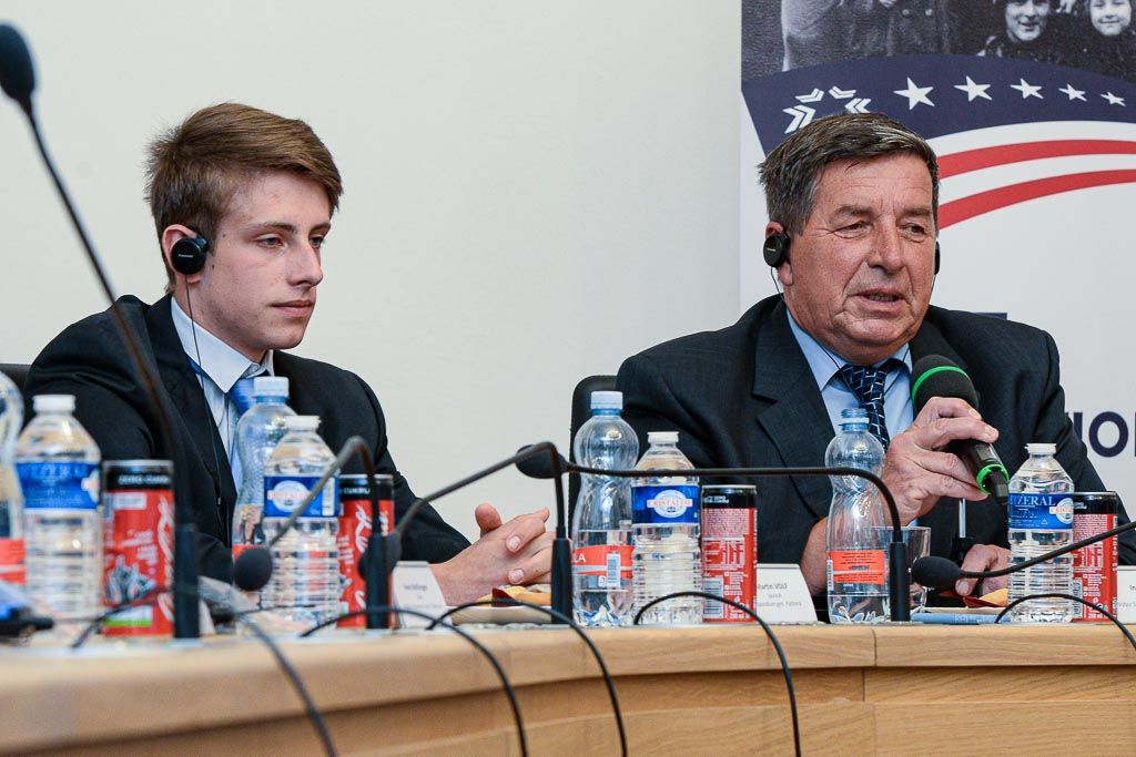 Čestné stipendium gen. George S. Pattona pro Martina Volfa (foto: M. Pecuch, 24.6.2020)