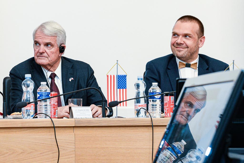 Čestné stipendium gen. George S. Pattona pro Martina Volfa (foto: M. Pecuch, 24.6.2020)