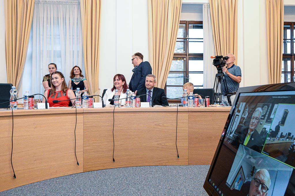 Čestné stipendium gen. George S. Pattona pro Martina Volfa (foto: M. Pecuch, 24.6.2020)