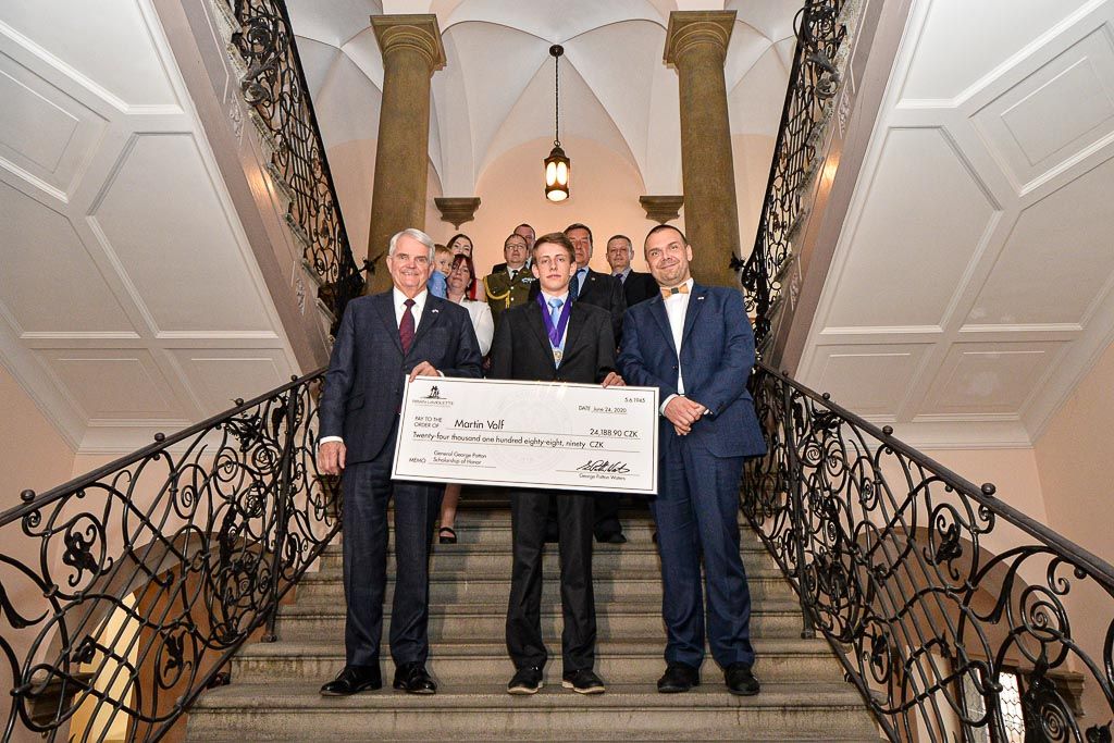 Čestné stipendium gen. George S. Pattona pro Martina Volfa