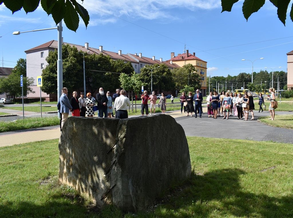 Milada Horáková - pietní akt (foto: A. Jarošová, 26.6.2020)