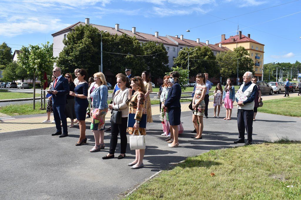 Milada Horáková - pietní akt (foto: A. Jarošová, 26.6.2020)