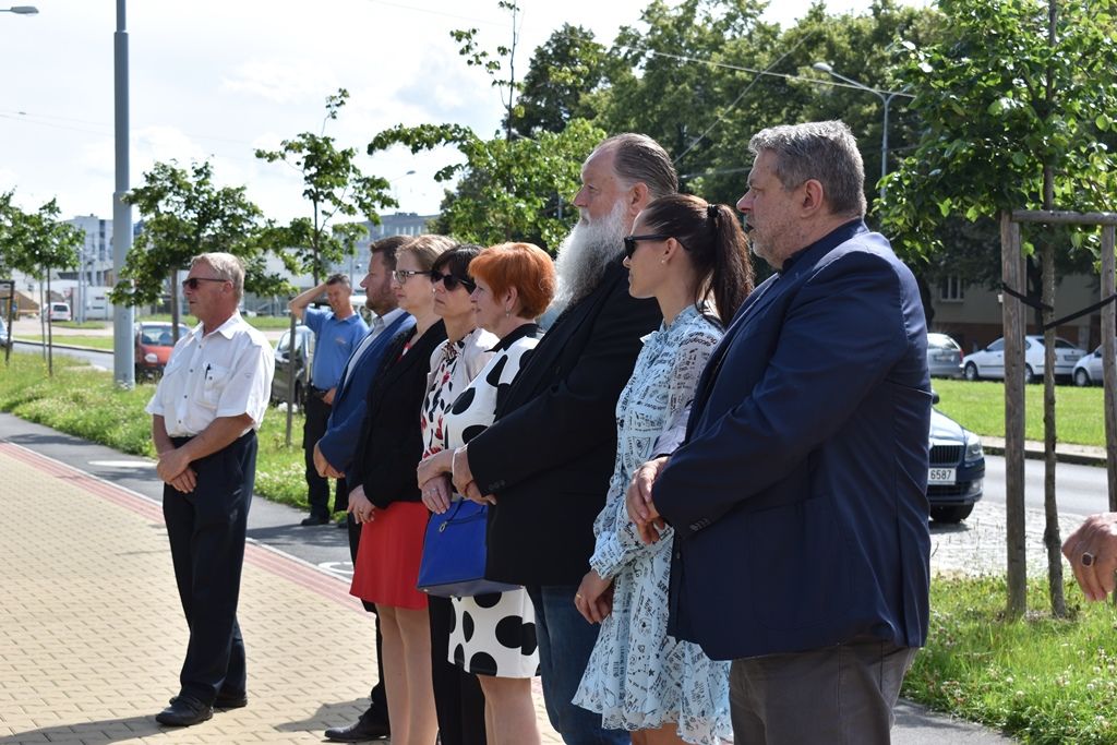 Milada Horáková - pietní akt (foto: A. Jarošová, 26.6.2020)