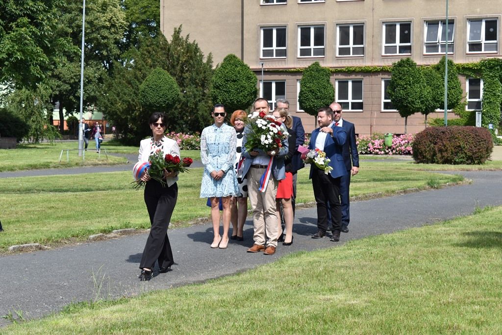 Milada Horáková - pietní akt (foto: A. Jarošová, 26.6.2020)