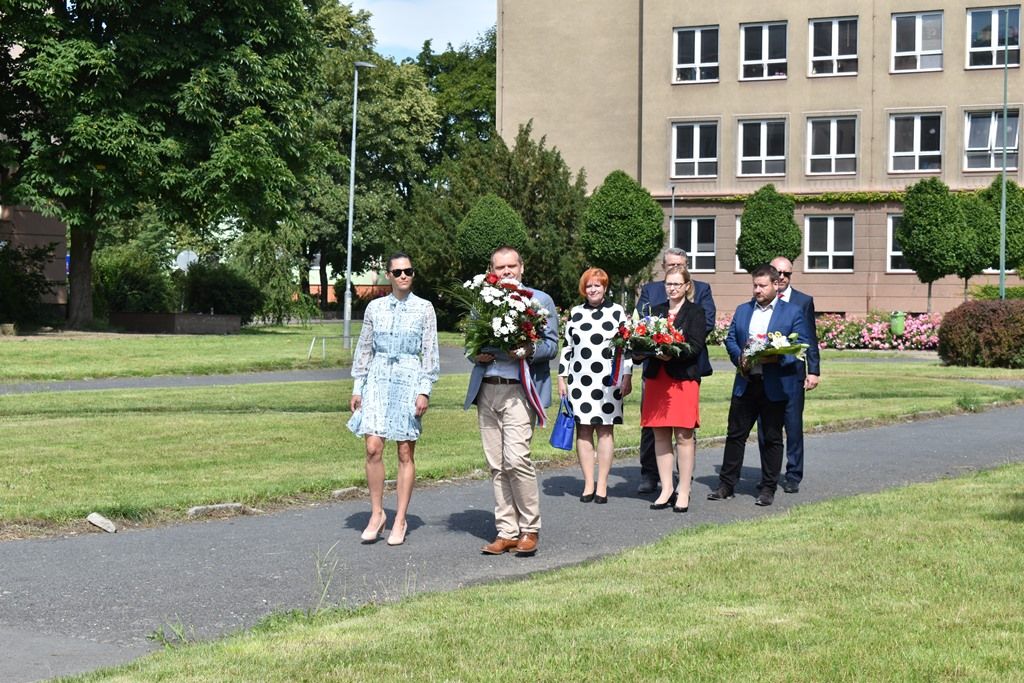 Milada Horáková - pietní akt (foto: A. Jarošová, 26.6.2020)