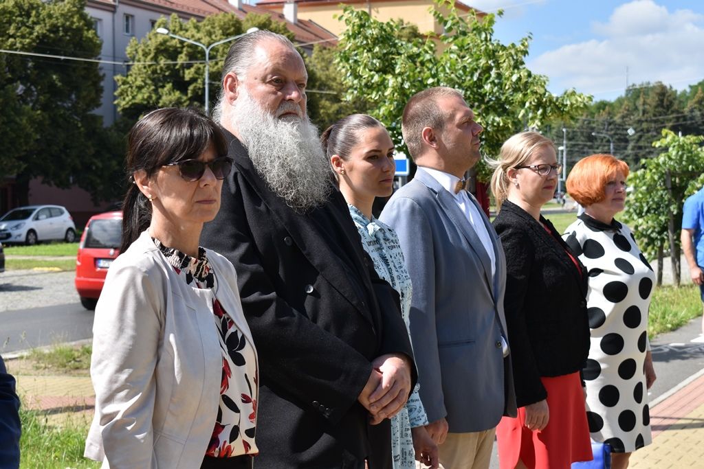 Milada Horáková - pietní akt (foto: A. Jarošová, 26.6.2020)