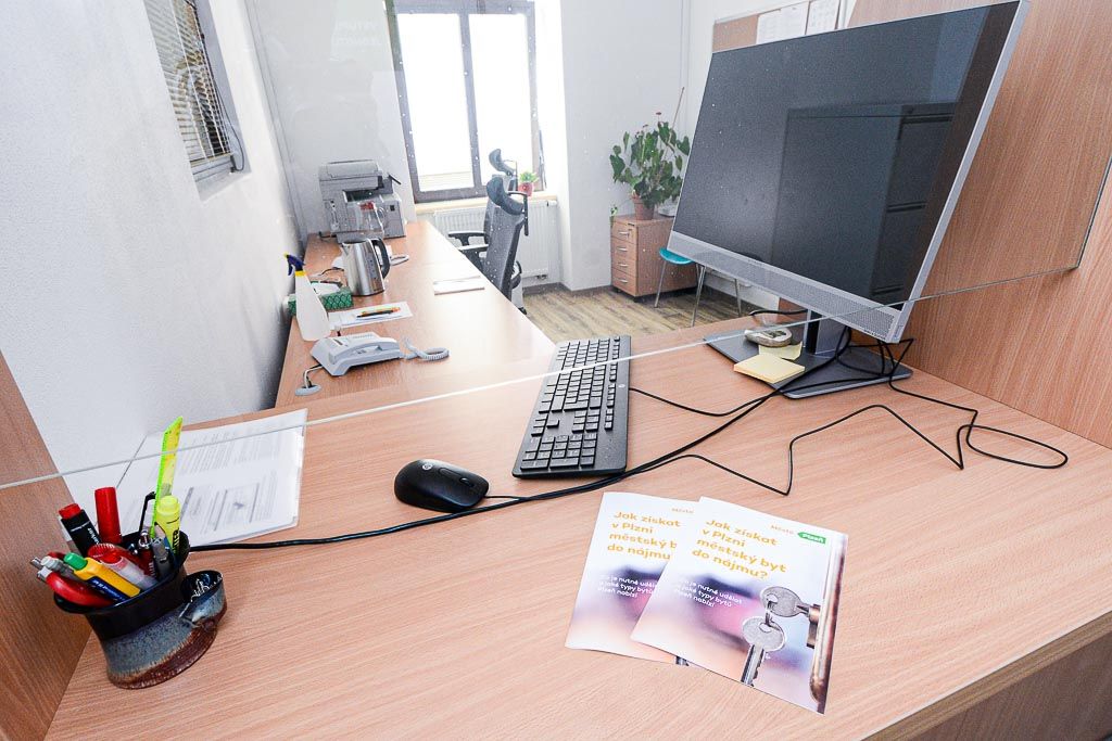 Nové Kontaktní místo pro bydlení v Plzni (foto: M. Pecuch, 30.6.2020)