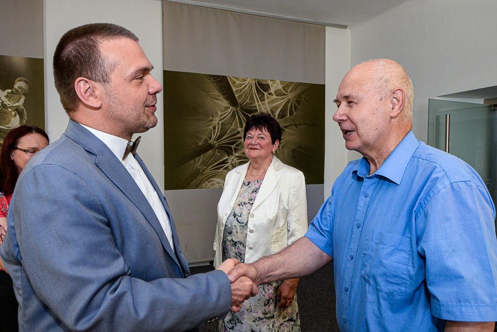 Plzeňský malíř Václav Malina oslavil 70. narozeniny (foto: M. Pecuch, 1.7.2020)